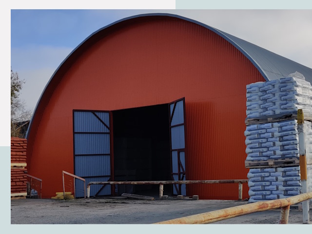 Полукруглые ангары по цене от 623 руб. в Волгоград