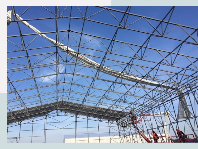 Шатровые ангары от 623 руб. в Волгограде и Волгоградской области