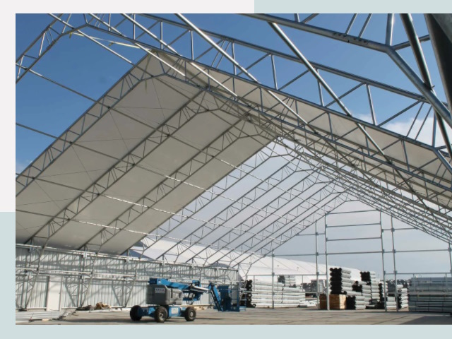 Каркасно-тентовые сооружения от СтальСтрой-Влг по цене 623 руб.